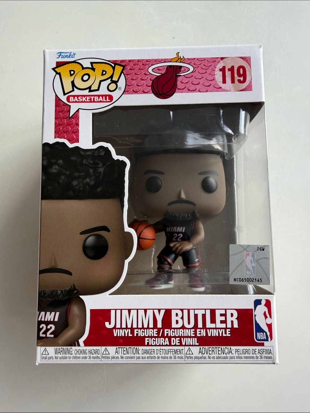 Funko Pop! Jimmy Butler Vinyl Figure - Black, Pink, Red